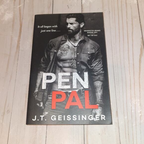 Pen Pal by J.T. Geissinger ARC Uncorrected Proof Advance Reader Copy